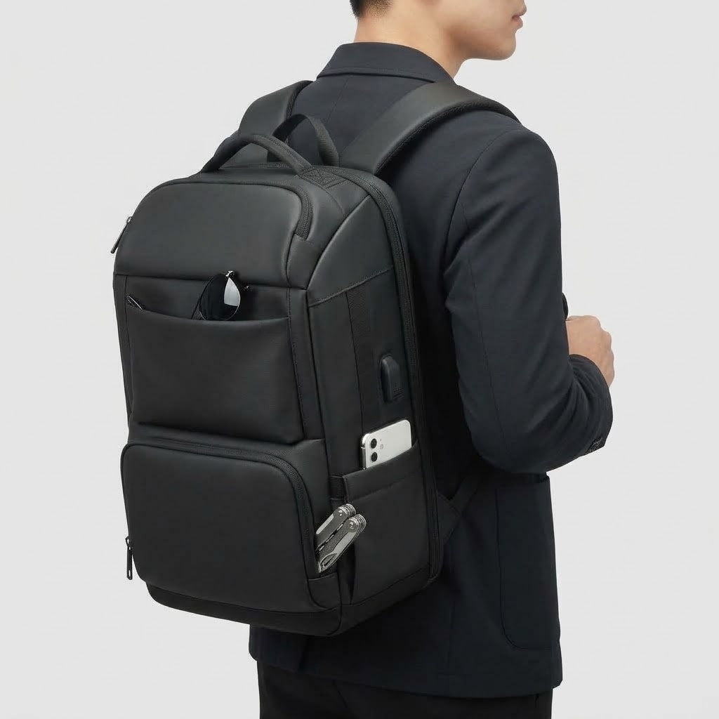 Waterproof Large Laptop Backpack - lifestyle