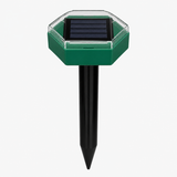 Solar-Powered Ultrasonic Mole & Pest Repeller Spikes (4-Pack)