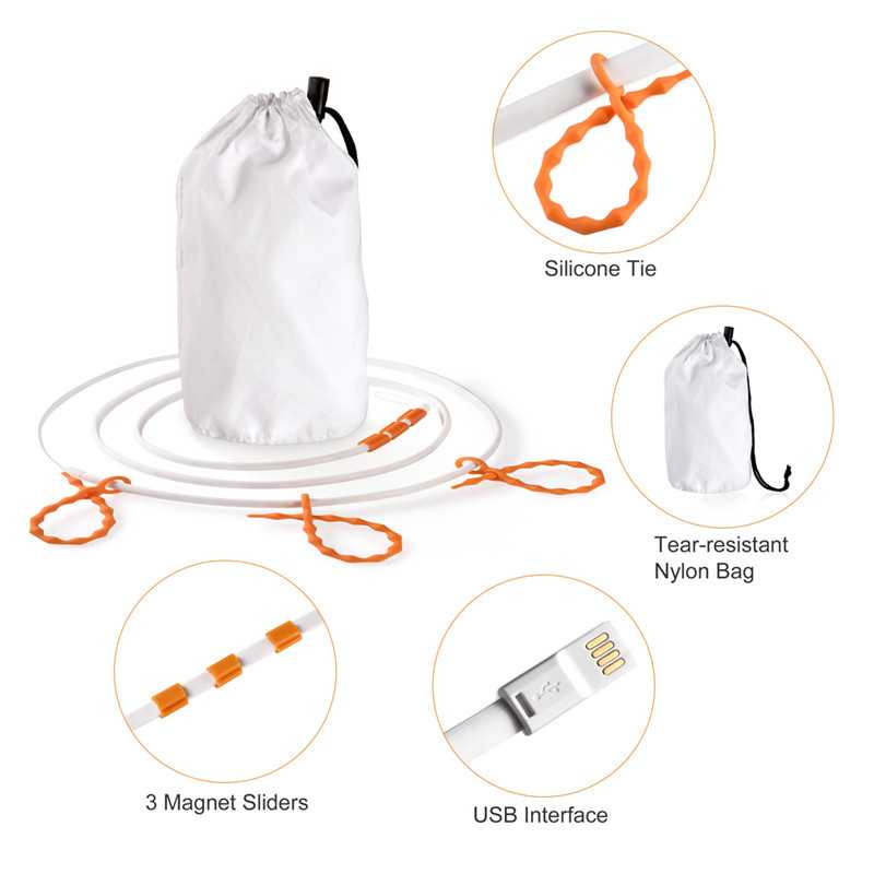 Portable Camping LED Strip Light – Waterproof, USB Rechargeable