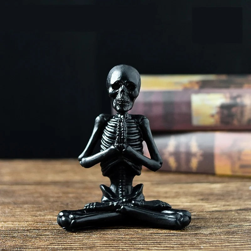 Halloween Skeleton Figurine Resin Decoration