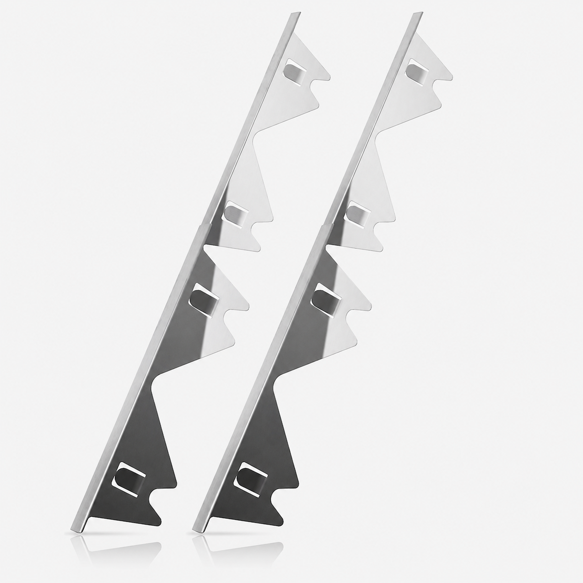 Stainless Steel Stove Gap Covers (2 Pieces)