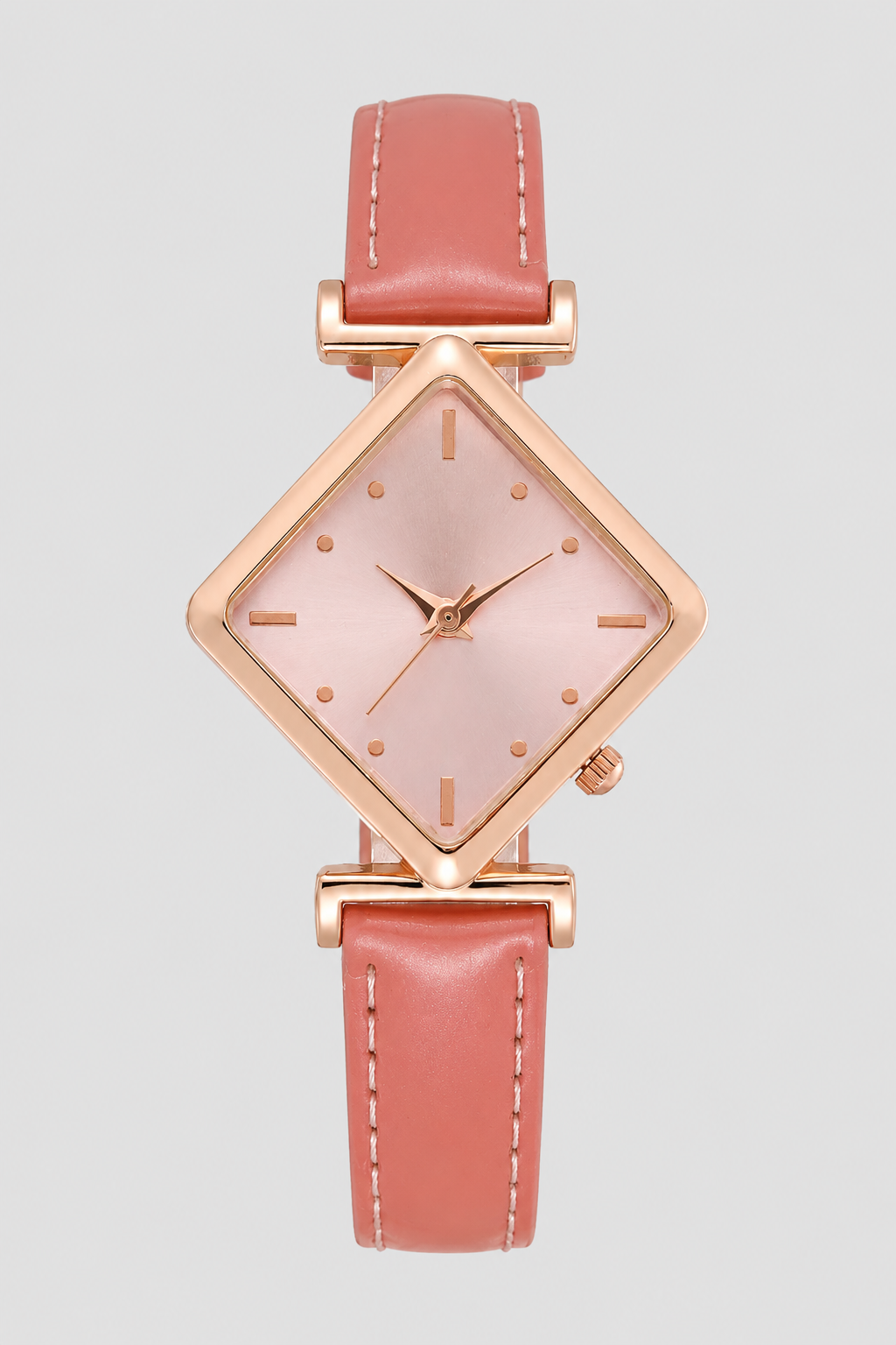 Elegant Geometric Diamond Women's Watch