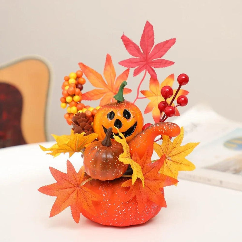 GhostlyGourd - Halloween Decoratief Ornament met Pompoen-geïnspireerd Ontwerp