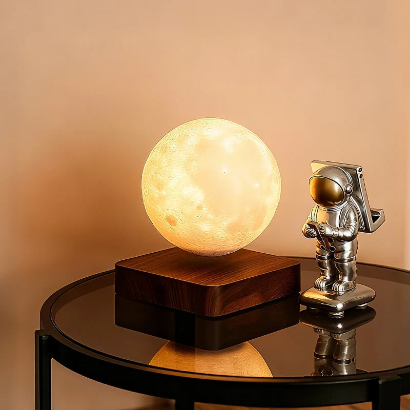 EtherealOrbit Levitating Lamp – Magnetic Floating Moon & Saturn Light