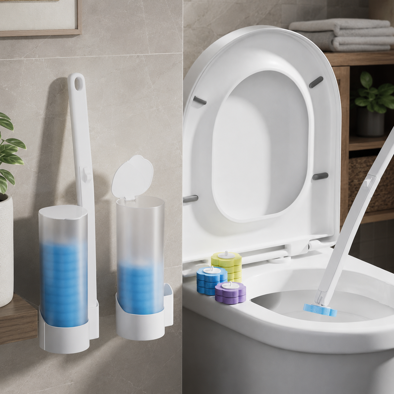 Disposable Toilet Cleaning System