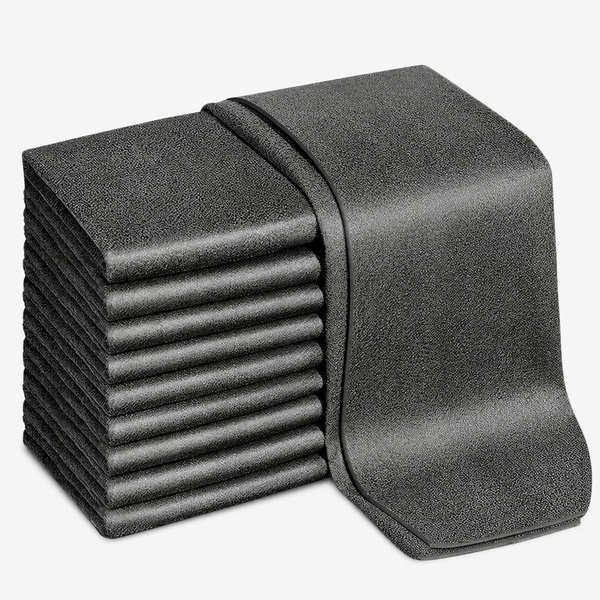 10pcs Versatile Microfiber Cloths for Windows, Car & Kitchen