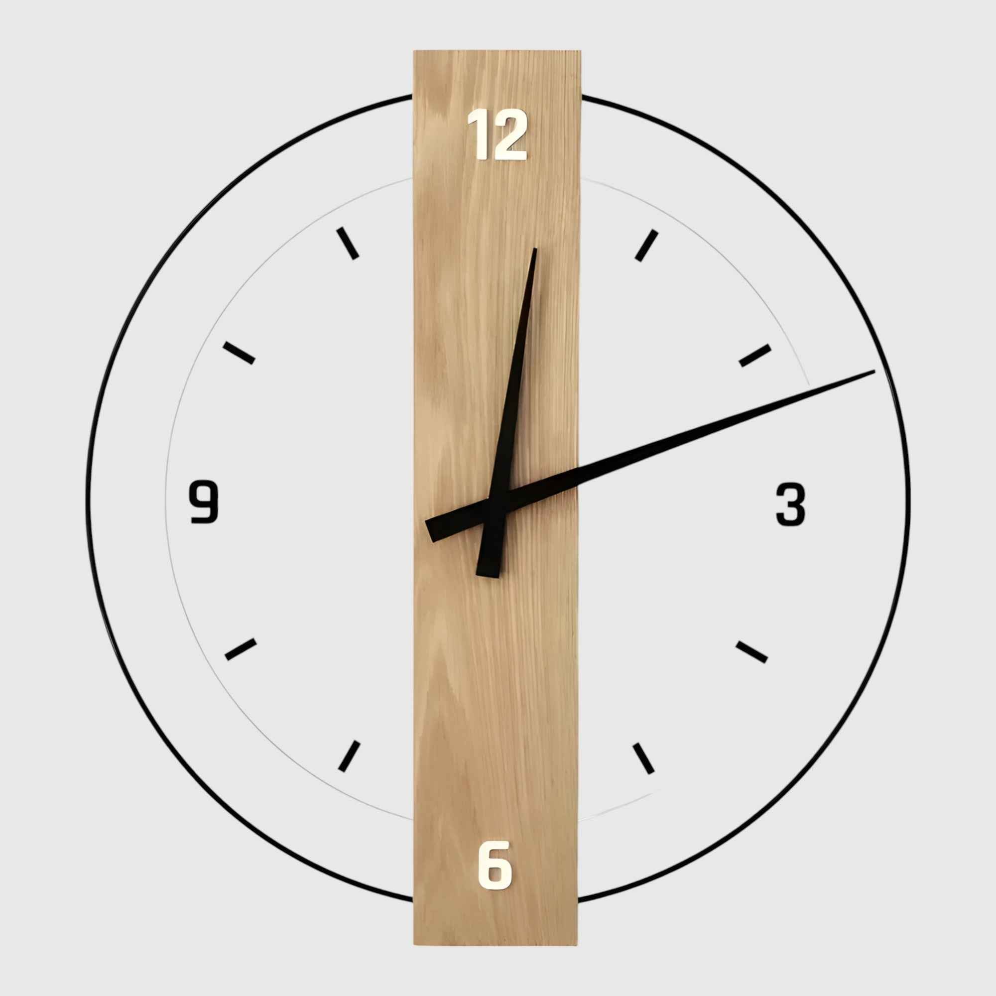 Orologio da Parete in Legno Design Accessorio da Salotto - B 40 cm - accessoire de salon bois cross-from-marche-lino-15388885614941 design décoration intérieure horloge horloge apaisante horloge design horloge en bois horloge moderne horloge murale horloge silencieuse horloge à suspendre horloge élégante horloges murales murale New-google - Concept Palermo