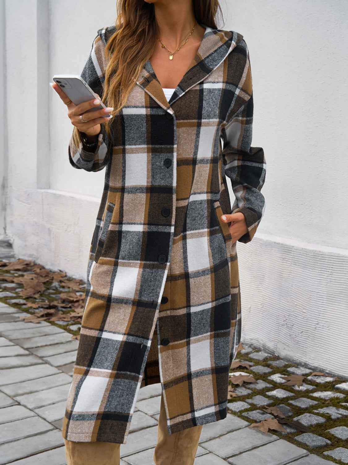 Oversized Winter Scarf Taupe