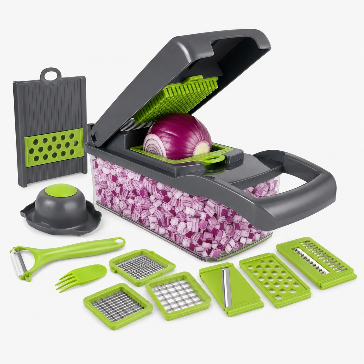 Versatile vegetable slicer for easy preparation