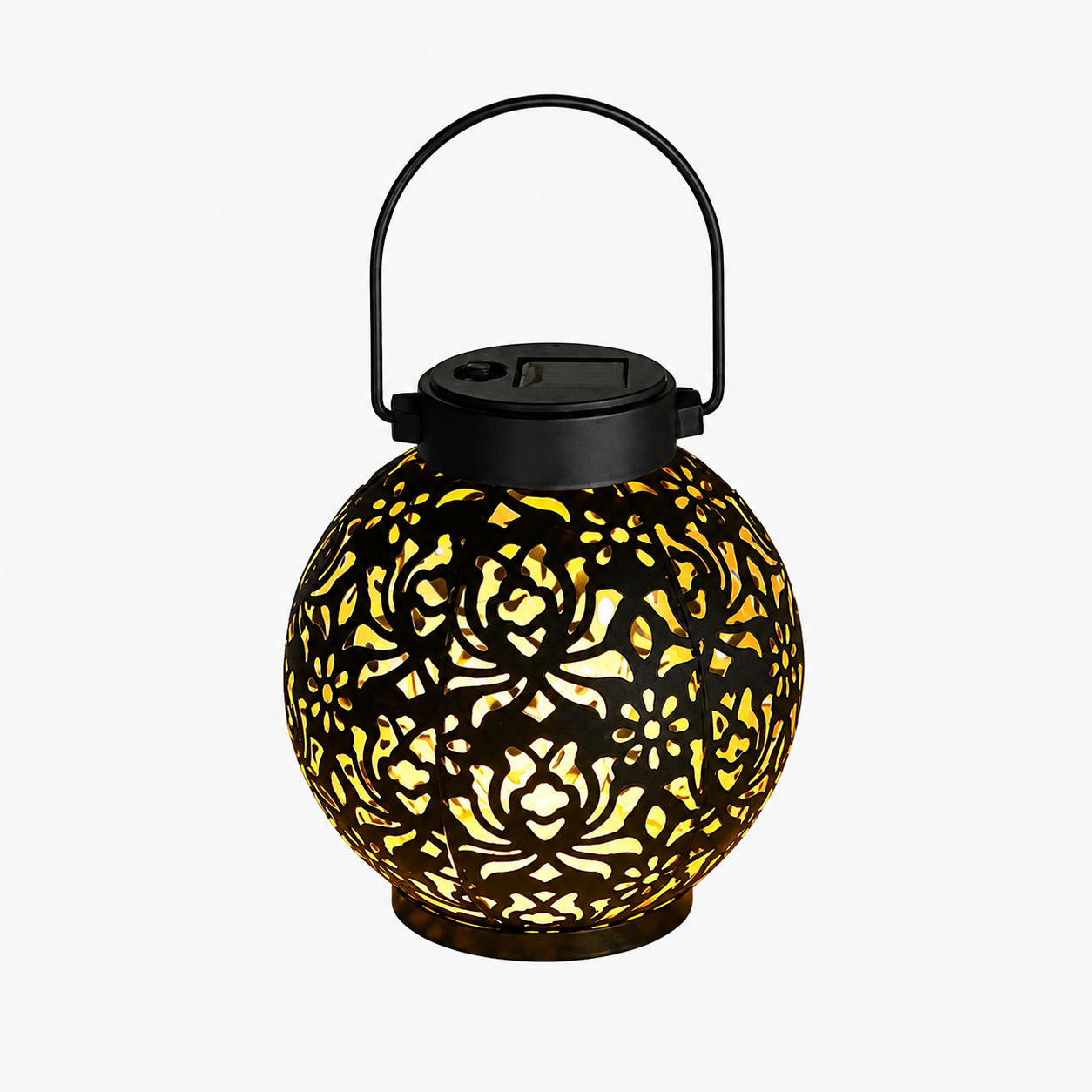 Solar-Powered Decorative Outdoor Pendant Light
