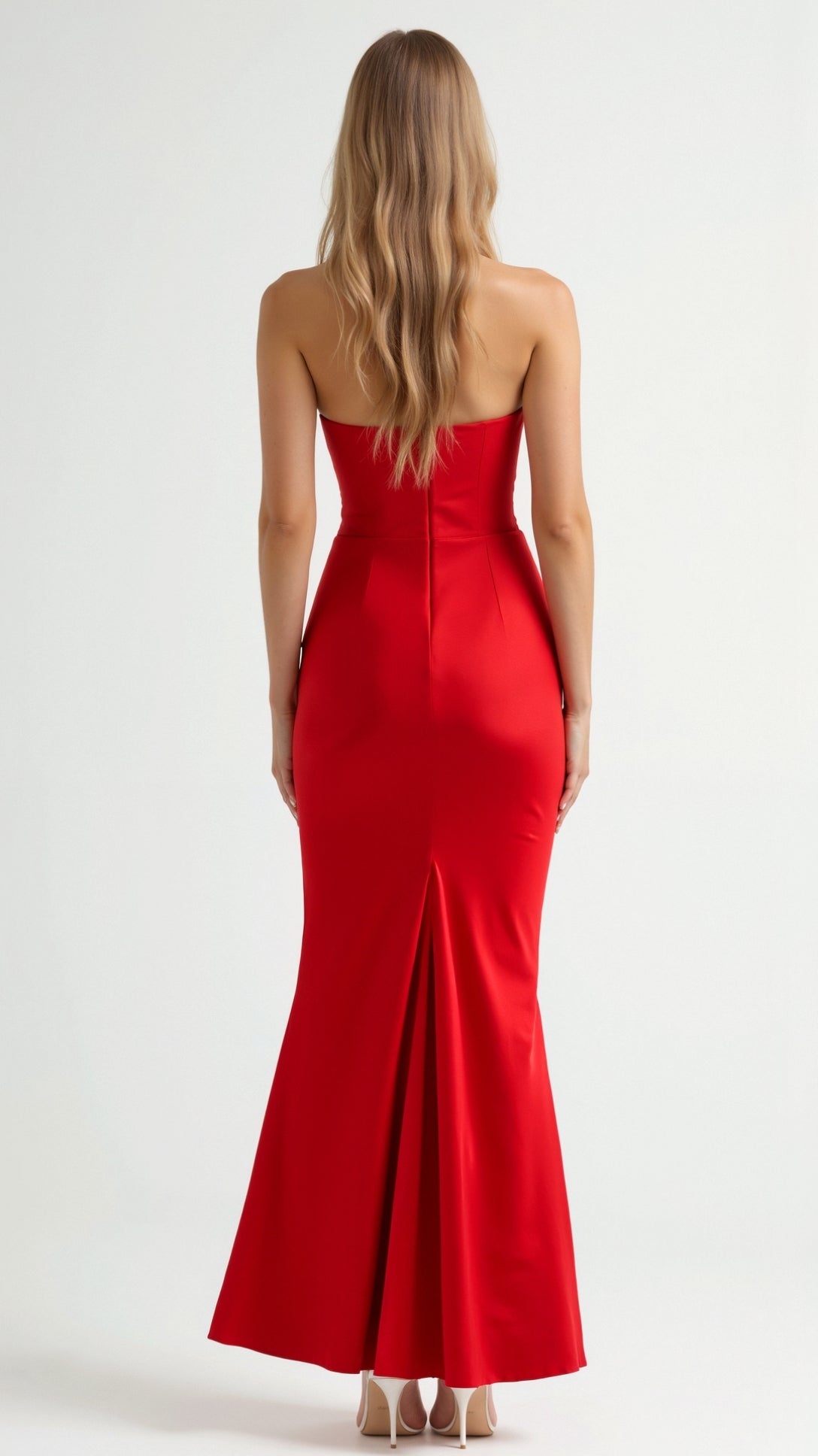Women's Column Maxi Dress - Elegant Wedding Guest Dress