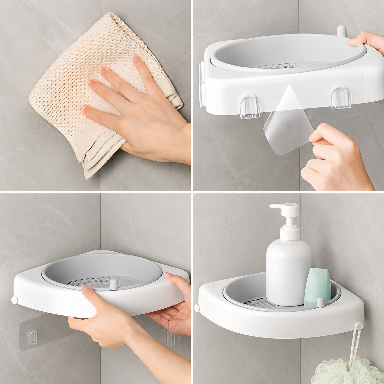 360° Rotating Corner Storage Rack