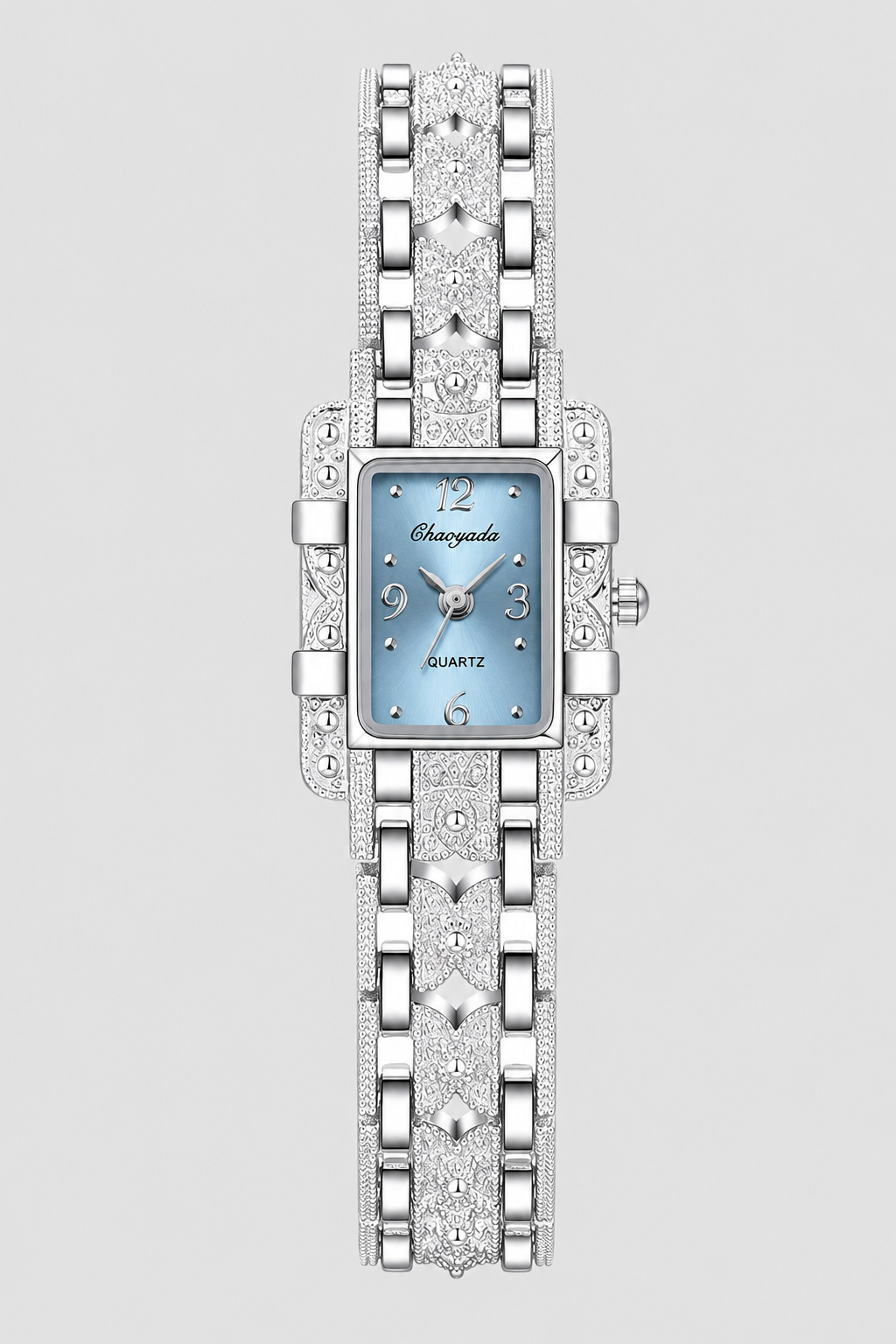 Vintage Filigree Rectangular Women's Bracelet Watch