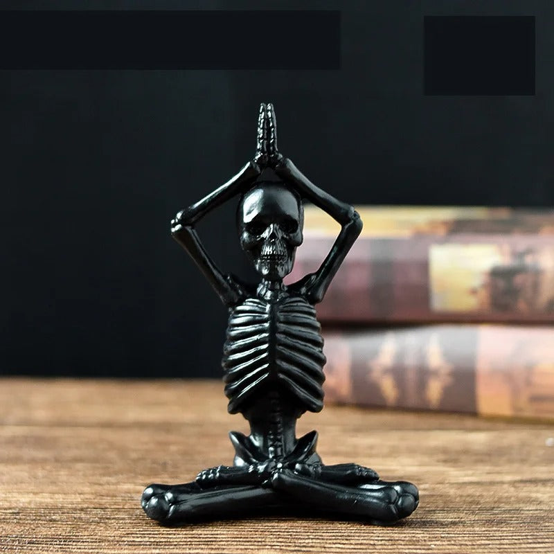 Halloween Skeleton Figurine Resin Decoration