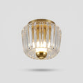 Modern Glass Sun Shape Dual Purpose Flush Mount Light