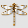 Dragonfly and Butterfly Decorative Wall Mirror