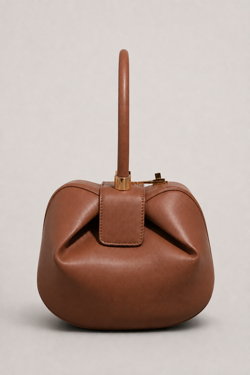 Architectural Frame Top-Handle Handbag