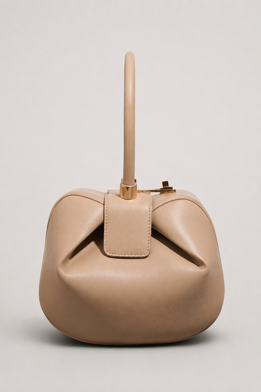 Architectural Frame Top-Handle Handbag