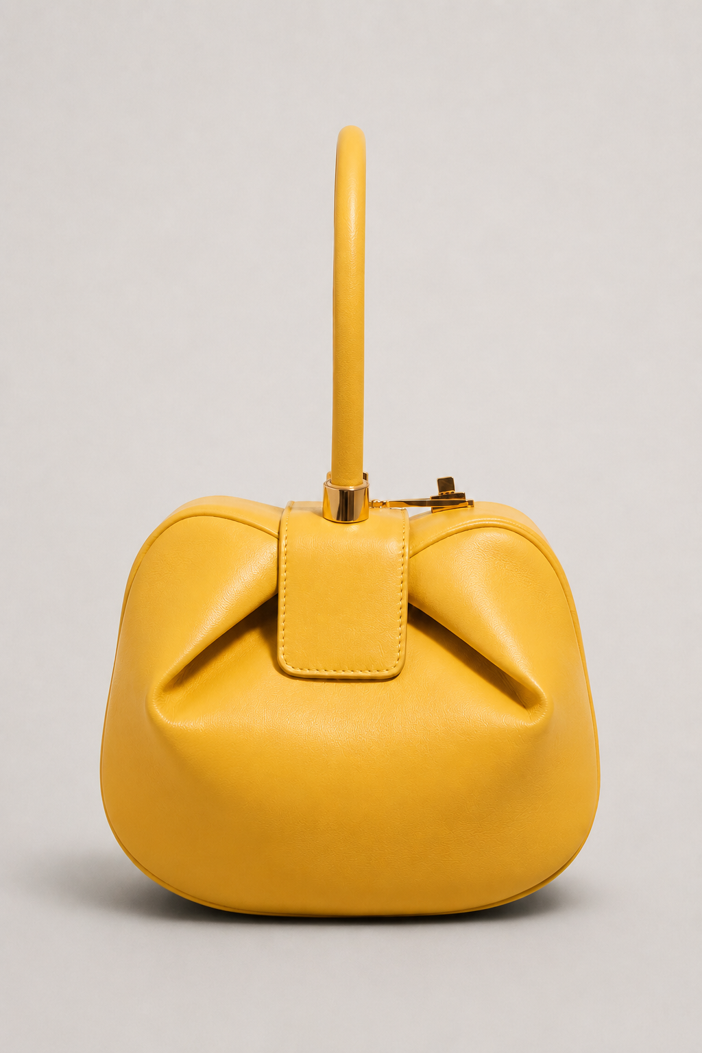 Architectural Frame Top-Handle Handbag