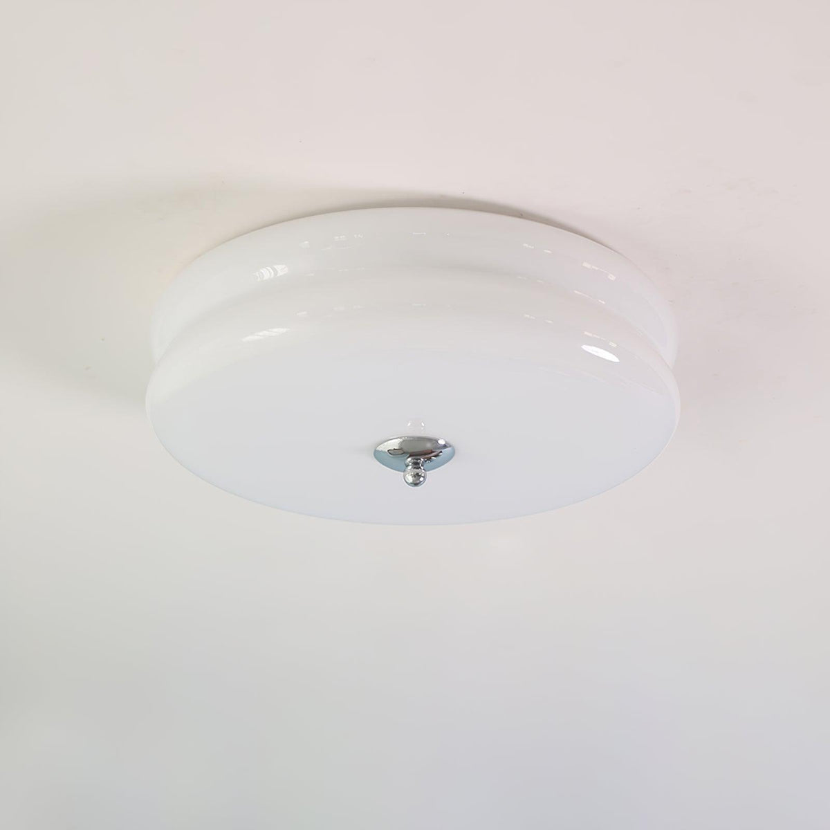 Art Deco Vintage Ceiling Lamp - Glass Dome Design