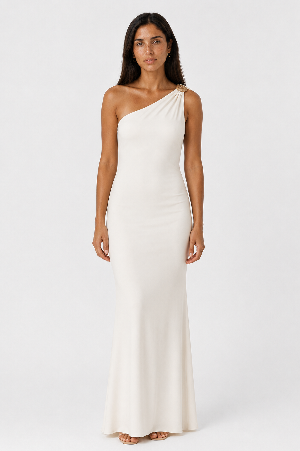 Asymmetric One-Shoulder Dress – Elegant Open Back Formal Evening Dress