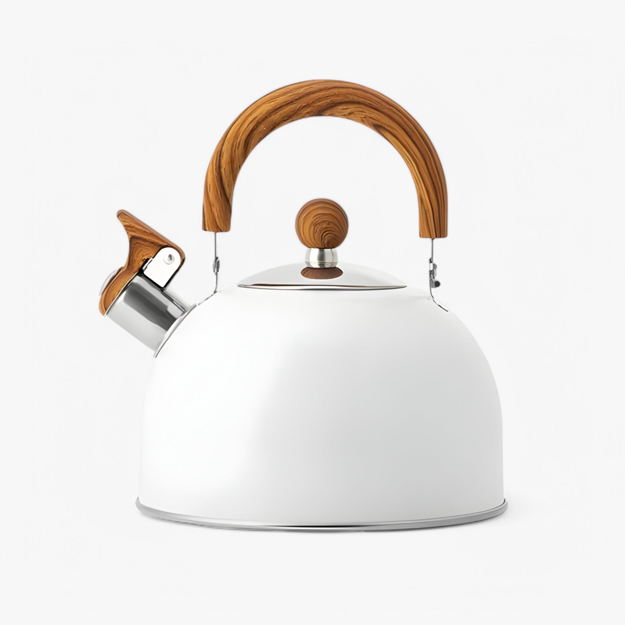 Bollitore in acciaio inox argento, elegante e riscaldamento rapido - Bianco 2.5L - acciaio bollitore bollitore acciaio home & garden inox kettle kettle for kitchen rapido riscaldamento - Concept Palermo