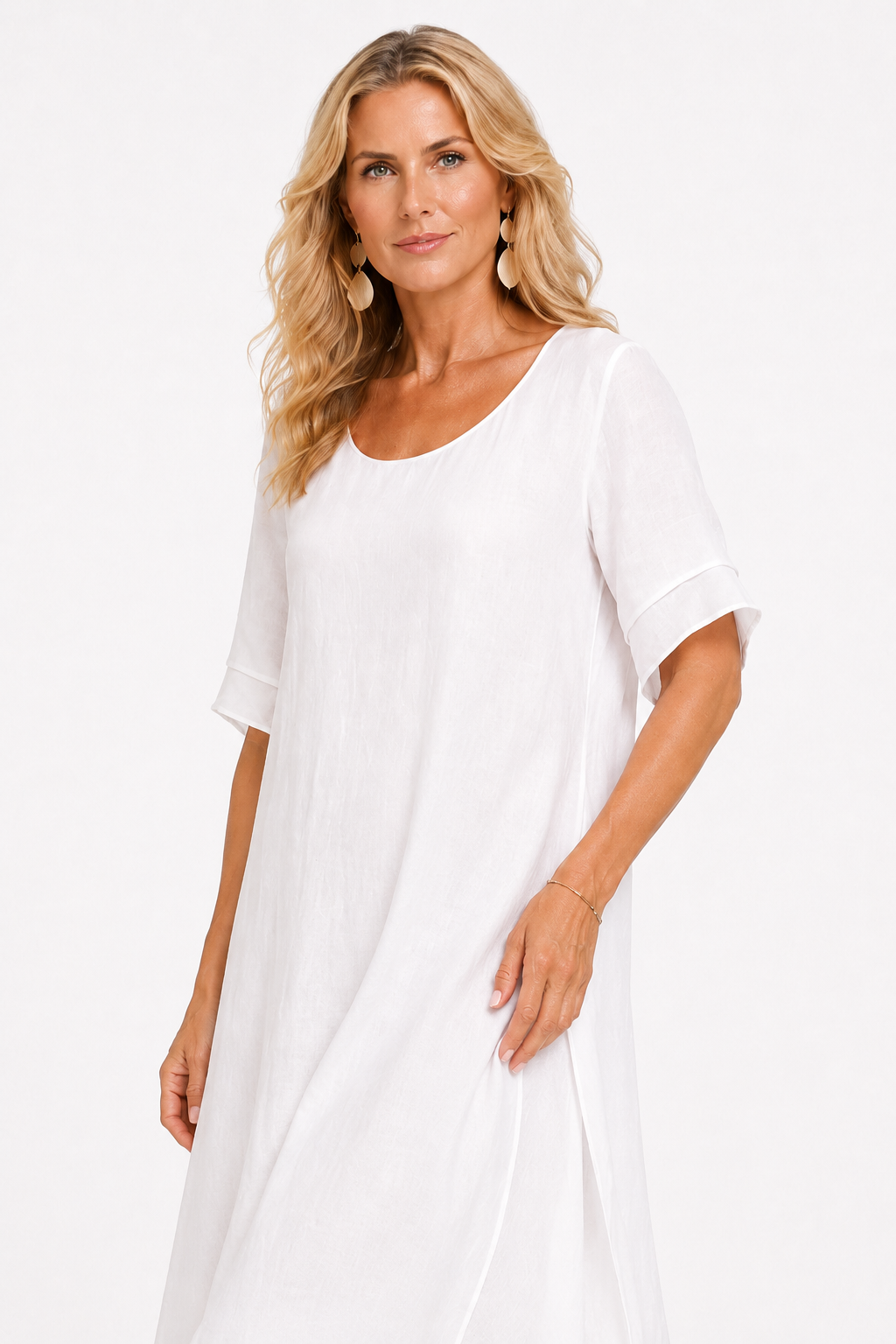 Women's Elegant Flowing Dress - Effortless Style