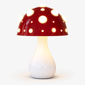 Lampă de masă tip ciupercă – Design modern din metal, cu intensitate reglabilă