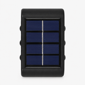 Lámpara solar LED de fachada para exterior - Resistente a la intemperie, arriba/abajo