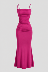 Chic Ruched Mermaid Dress for Special Occasions