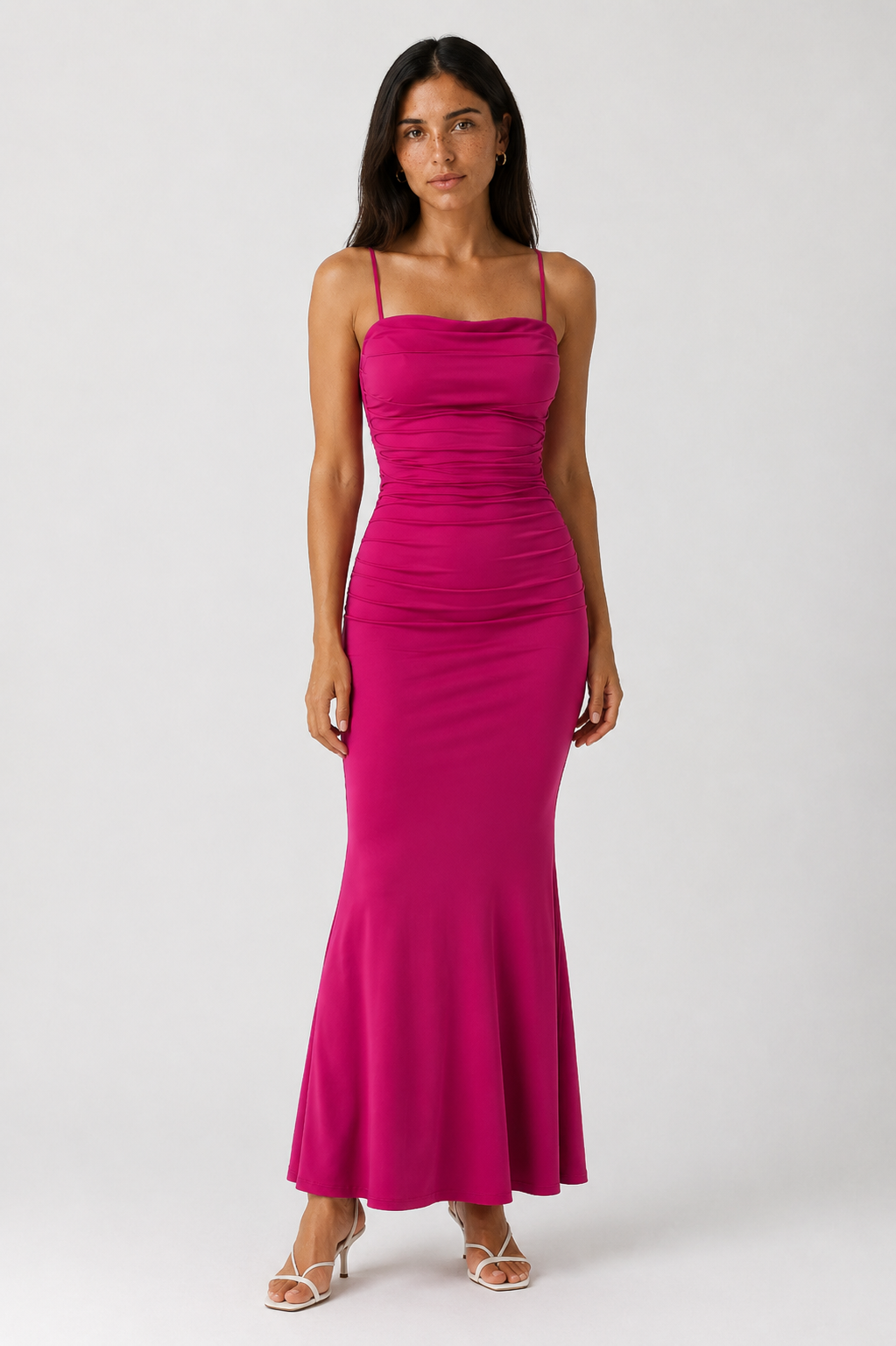 Chic Ruched Mermaid Dress for Special Occasions