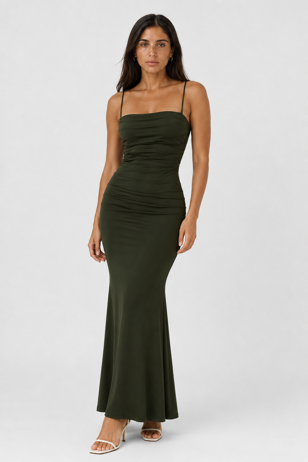 Chic Ruched Mermaid Dress for Special Occasions
