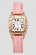 Dial Quartz Leather Watch - Luxury and Comfort in One