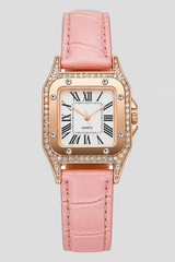 Dial Quartz Leather Watch - Luxury and Comfort in One