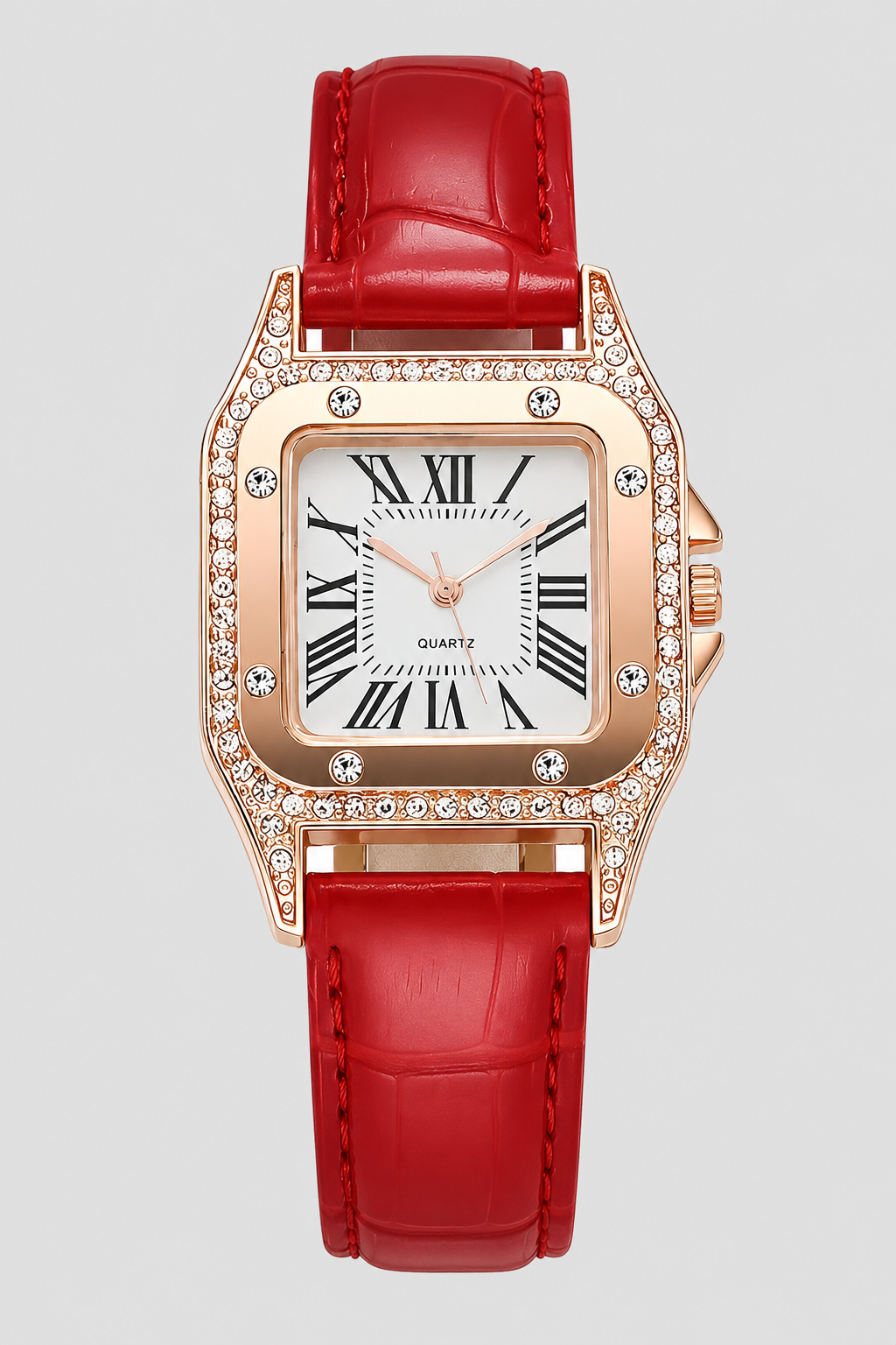 Dial Quartz Leather Watch - Luxury and Comfort in One