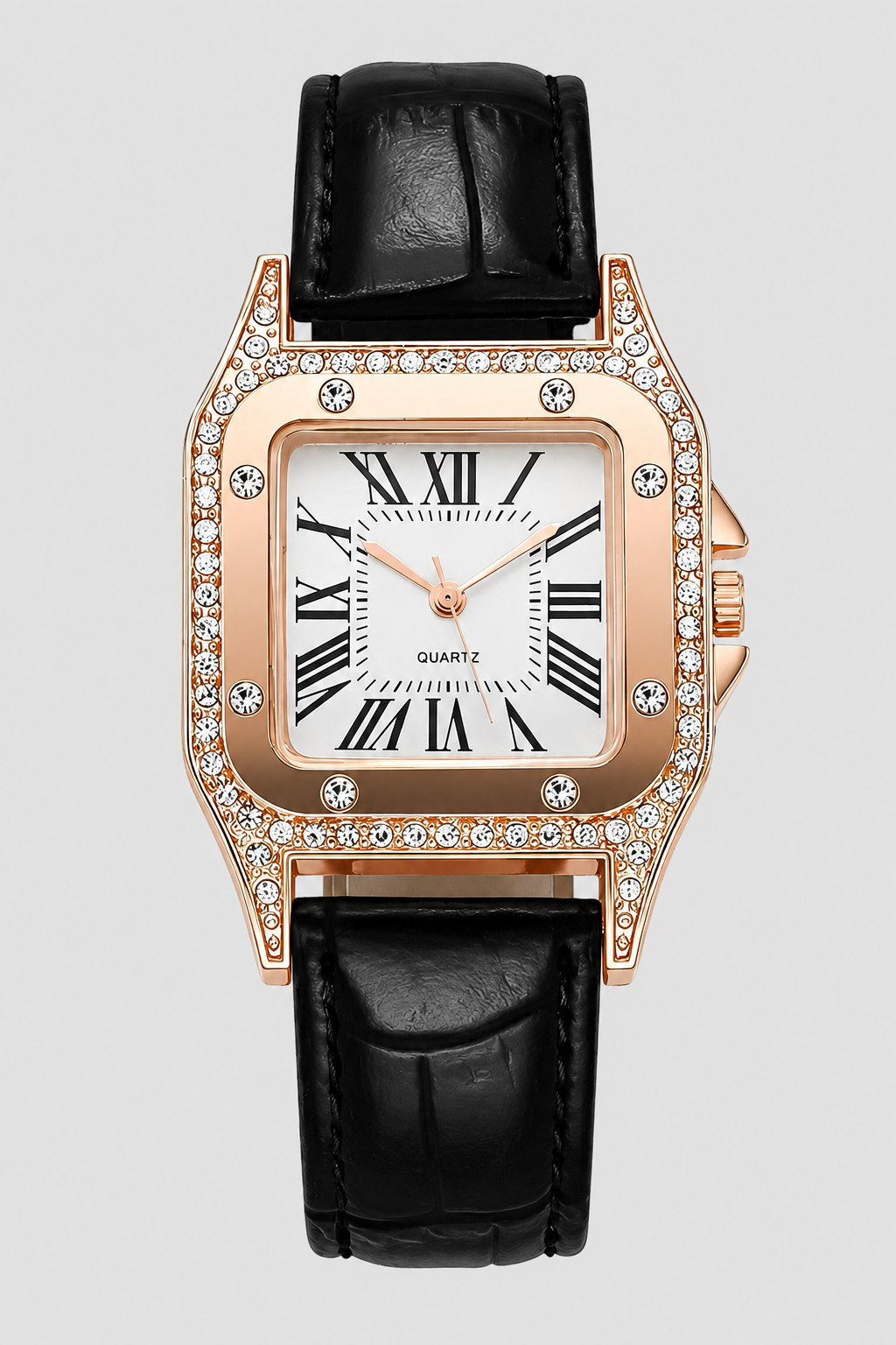 Dial Quartz Leather Watch - Luxury and Comfort in One