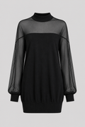 Elegant Long-Sleeve Dress