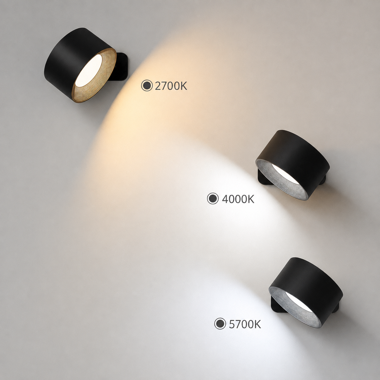 Flexilight | 360° wireless rechargeable wall lamp