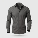 Men's Slim Fit Shirt - Casual Button-Down