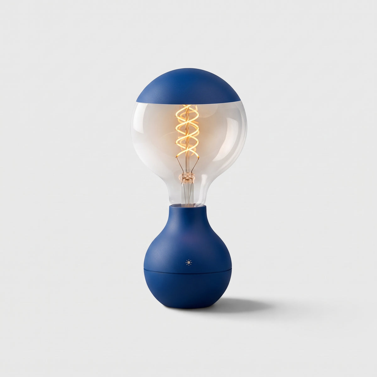 Cordless Filament Bulb Table Lamp – Rechargeable Touch-Dim Ambient Light
