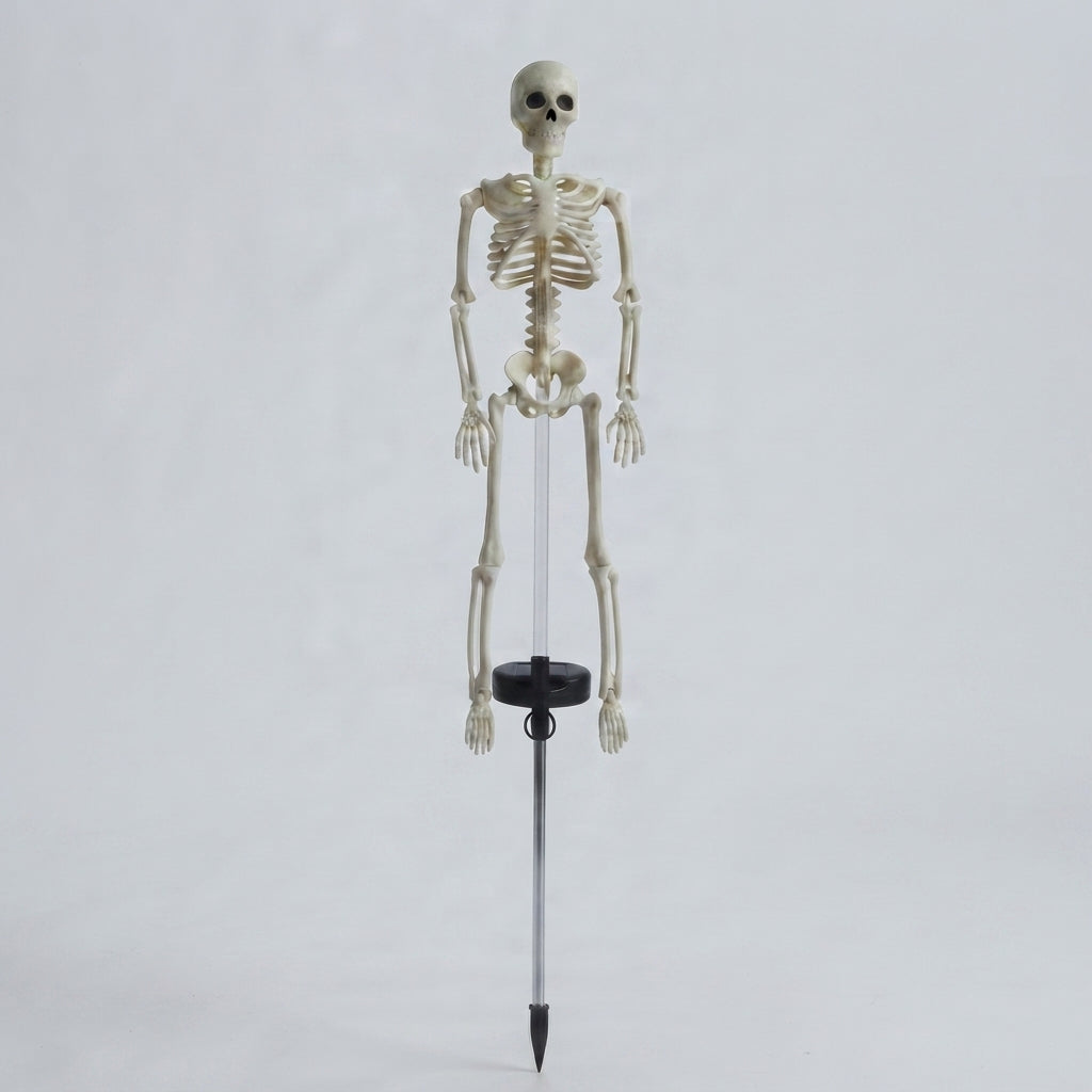 Solar Skeleton Garden Stake Light - LED Halloween Yard Decor
