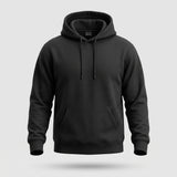Men's Black Casual Hoodie - Everyday Pullover Hoodie