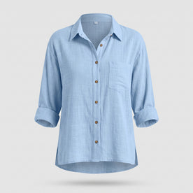 Camisa de corte relajado para mujer - Blusa holgada informal
