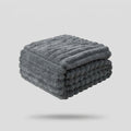 Thick Plush Throw Blanket Ultra Soft Warm Cozy for Sofa and Bed