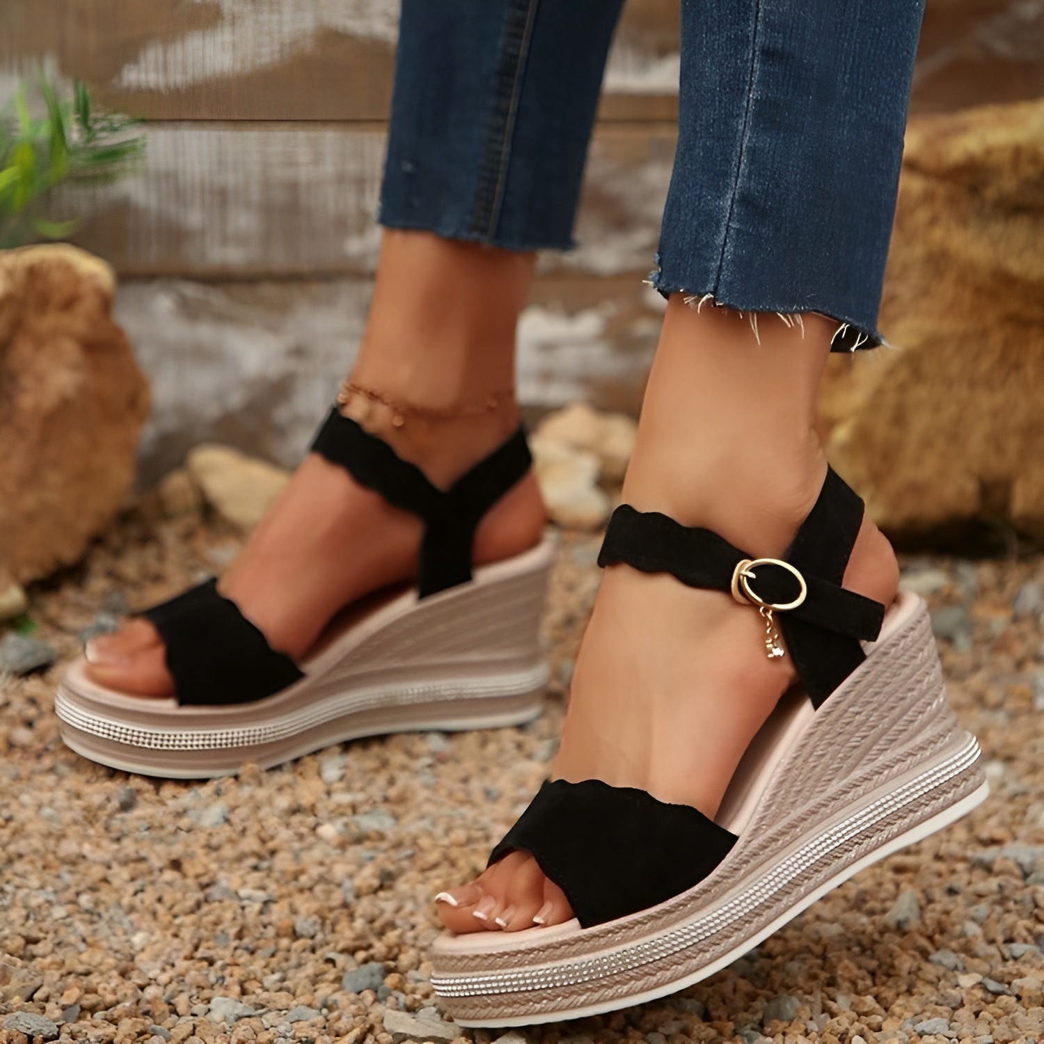 Women's Orthopedic Sandals – Cushioned Open-Toe Comfort Walking Shoes