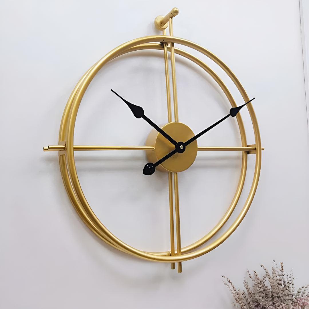 Large Silent Wall Clock - Modern Minimalist Design