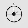 Large Silent Wall Clock - Modern Minimalist Design