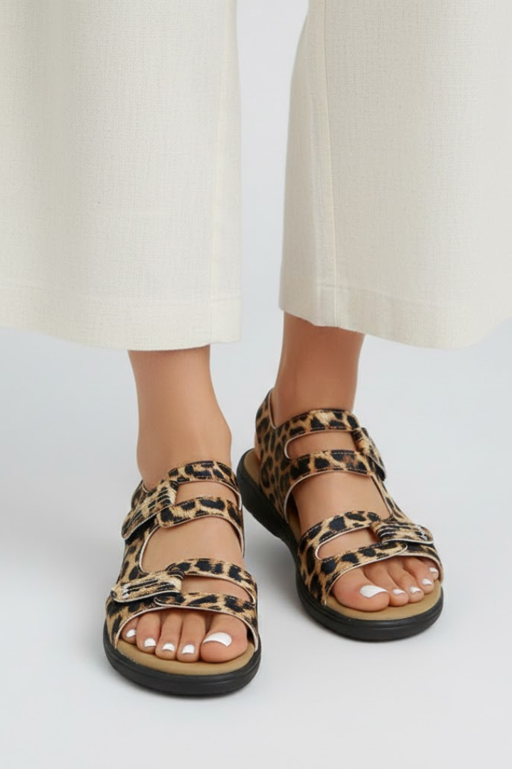 Women's Heeled Sandals – Open-Toe Summer Slip-On Shoes