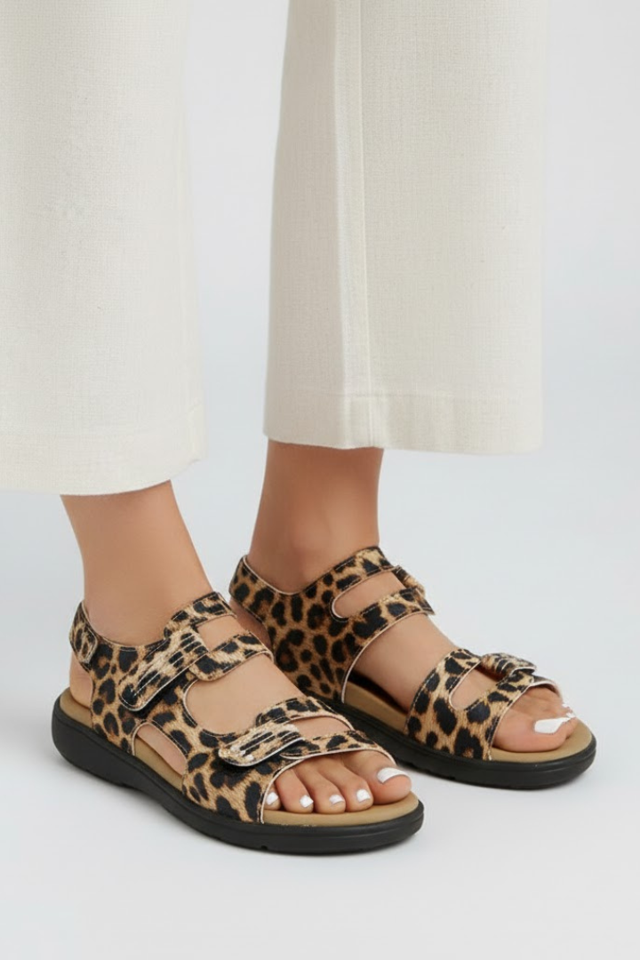 Women's Heeled Sandals – Open-Toe Summer Slip-On Shoes