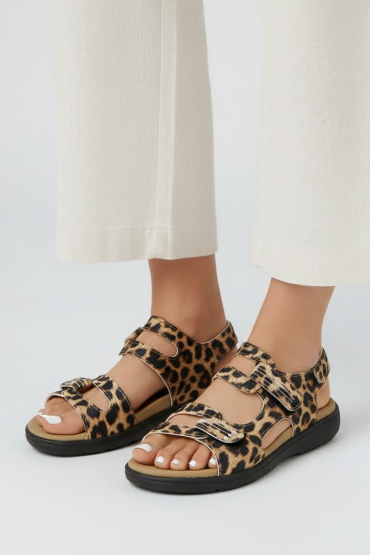 Women's Heeled Sandals – Open-Toe Summer Slip-On Shoes